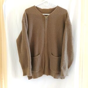 Unbranded Zipup Chunky Sweater Cottagecore